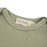 Tea Waffle Long Sleeve One Piece