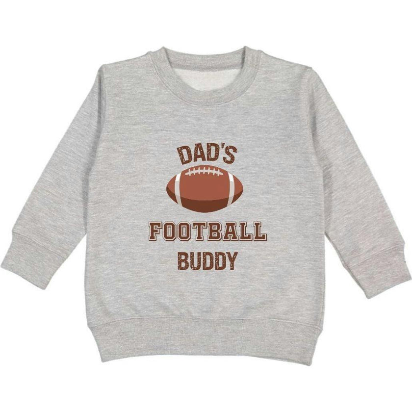 Dad's Football Buddy Sweatshirt - Gray