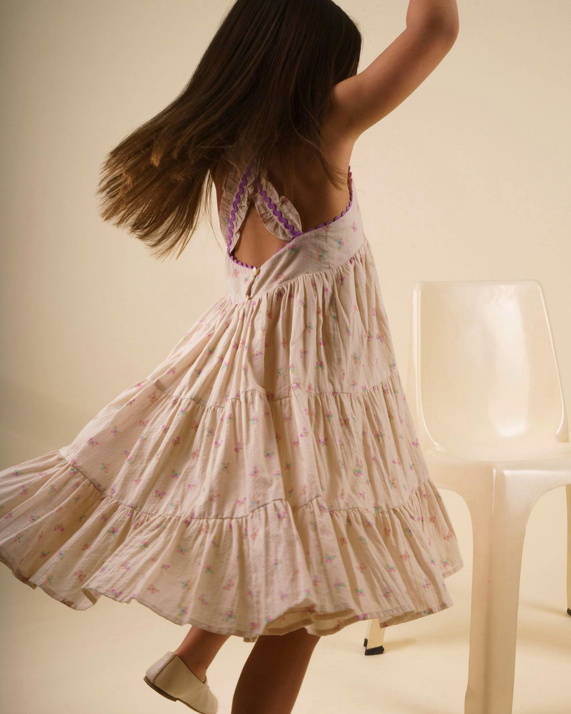 Laura Dress - Butterflies print
