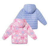 Reversible Color-Changing Puffer Jacket | Pink Bows