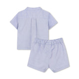 Light Blue Textured Baby Set
