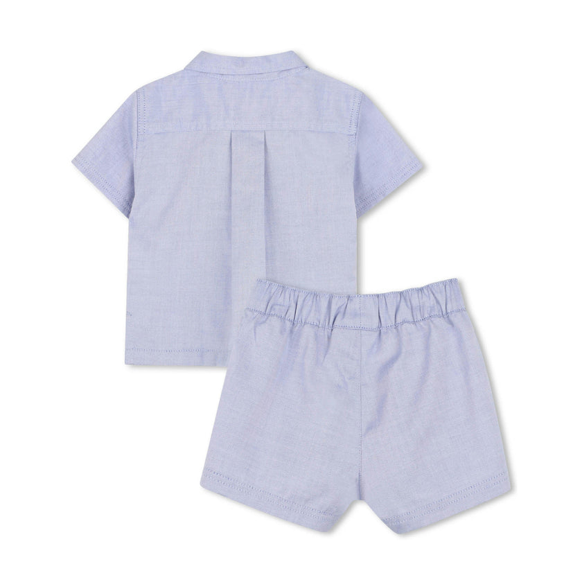 Light Blue Textured Baby Set