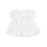 Dainty Buds and Bows - Smocked Dress Set and Headband