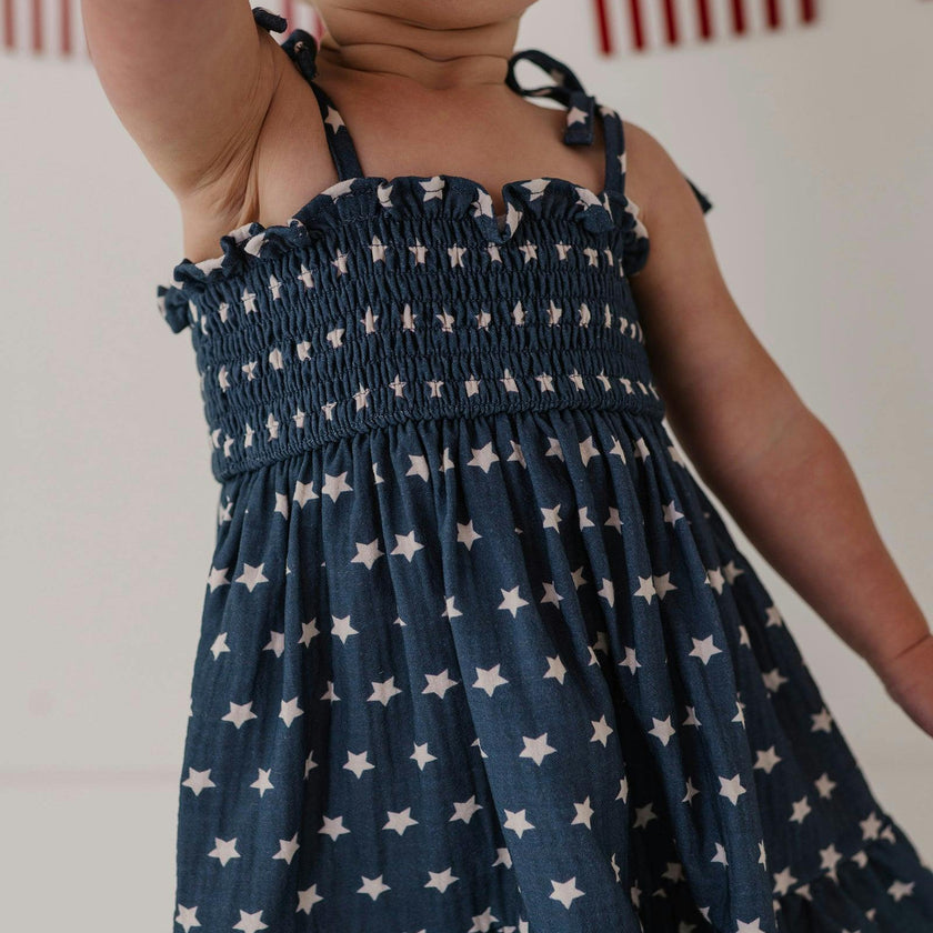 Baby Girl Tiered Mini Dress Set in Maya Floral