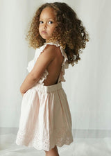 Chloé | Corduroy Cotton Anglaise Dress | Primrose
