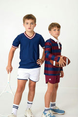 long sleeve rugby polo shirt