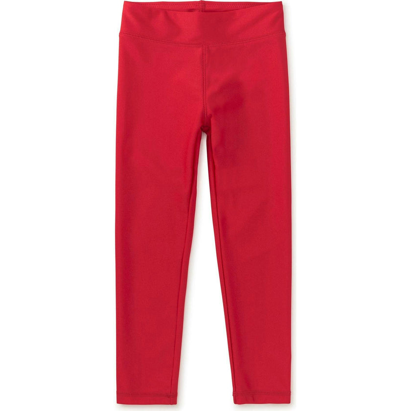 Shiny Leggings, Red