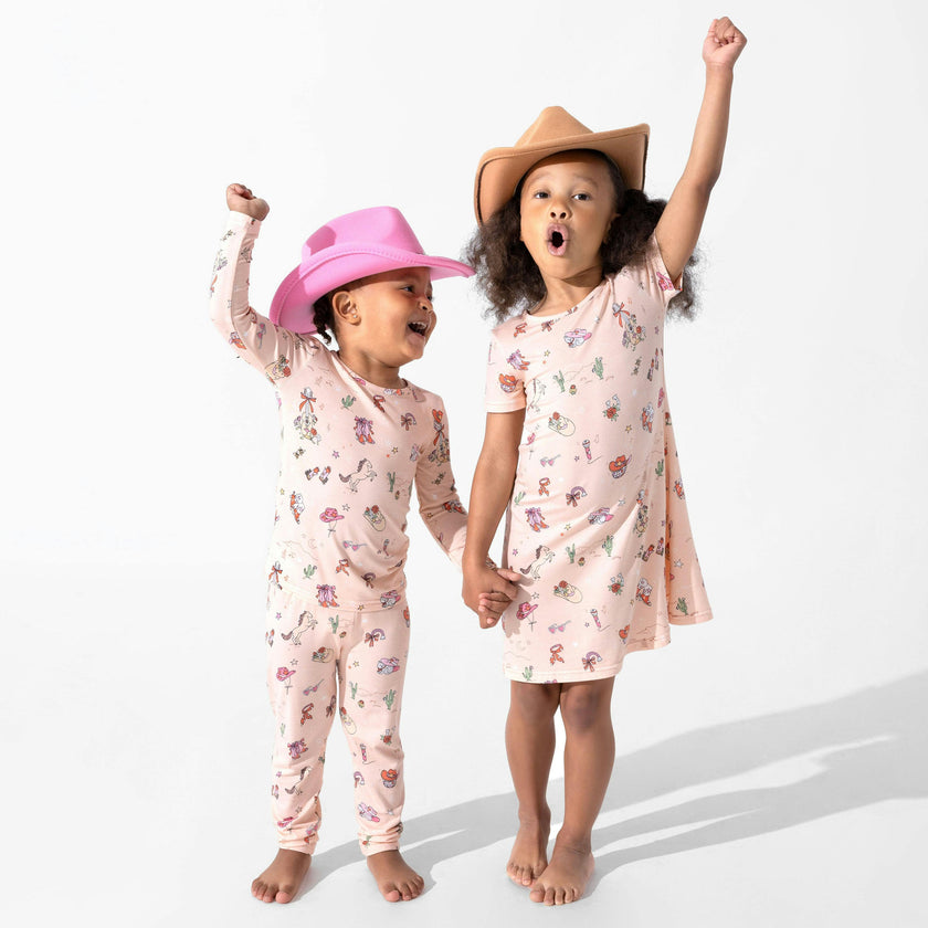 Cowgirl Bamboo Kids Pajamas