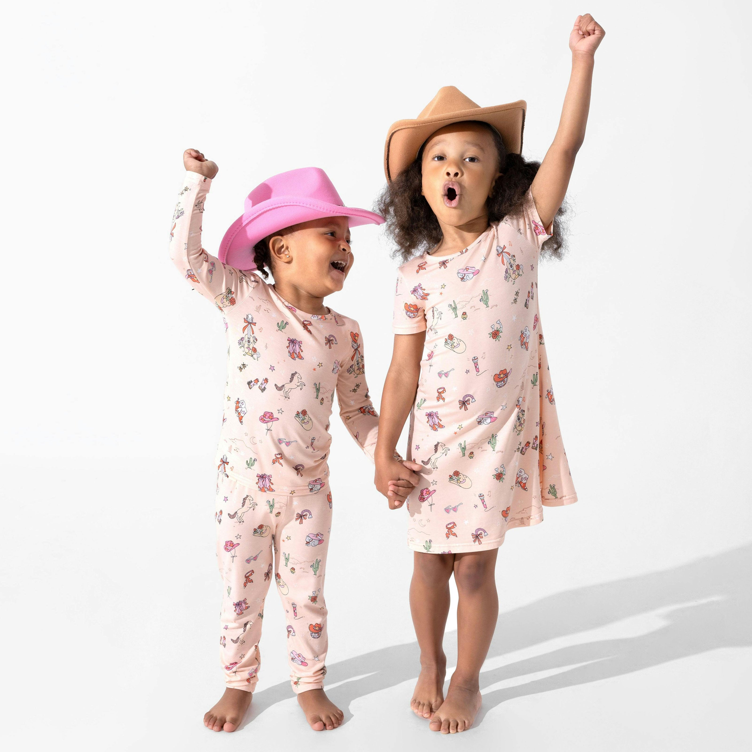 Cowgirl Bamboo Kids Pajamas