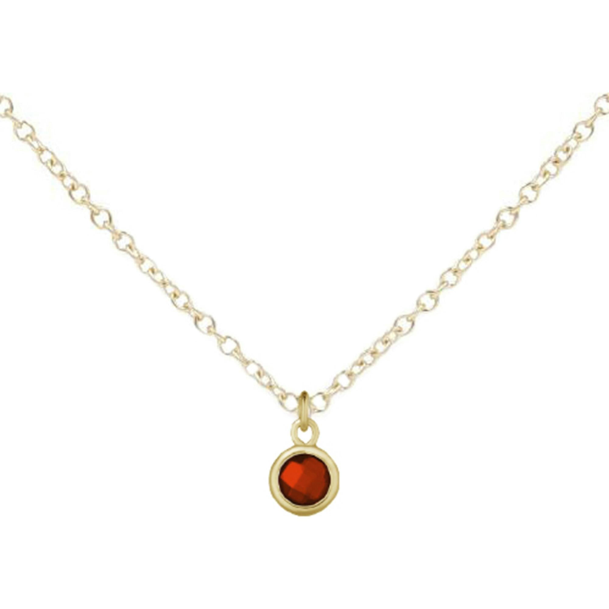 January Birthstone Necklace
