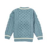 London Days Merino Cardigan - Duck Egg