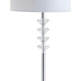 Mia 60.5" Crystal/Metal LED Floor Lamp