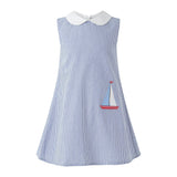 Sailboat Applique Shift Dress