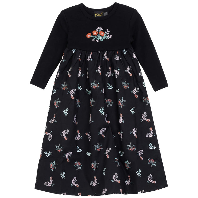 Cotton Woven Floral Robe