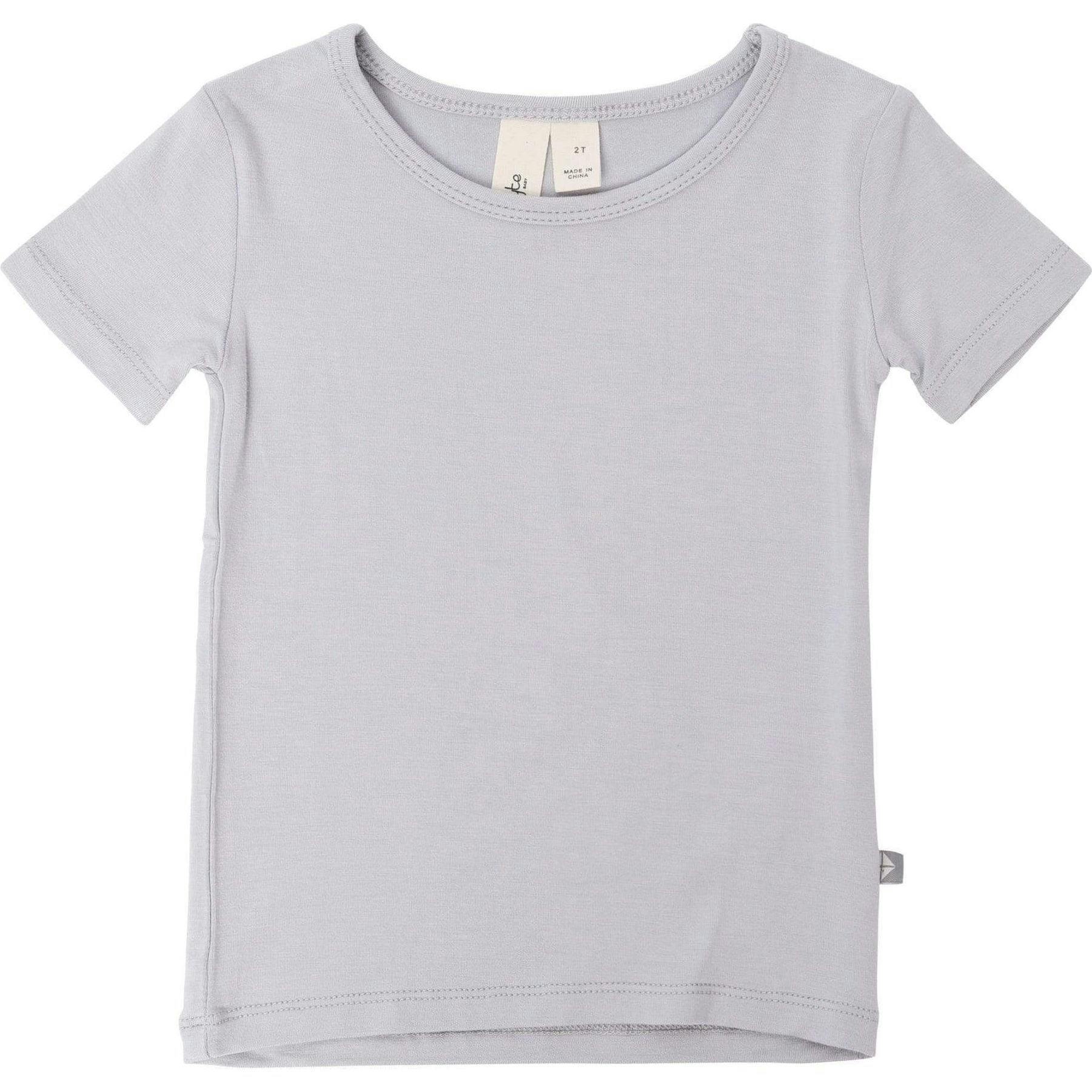 Short Sleeve Toddler Pajama Set, Grey