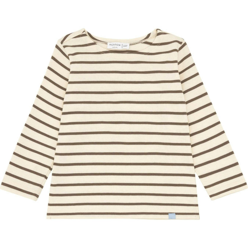 Breton Striped Crew Neck Long Sleeve T-Shirt