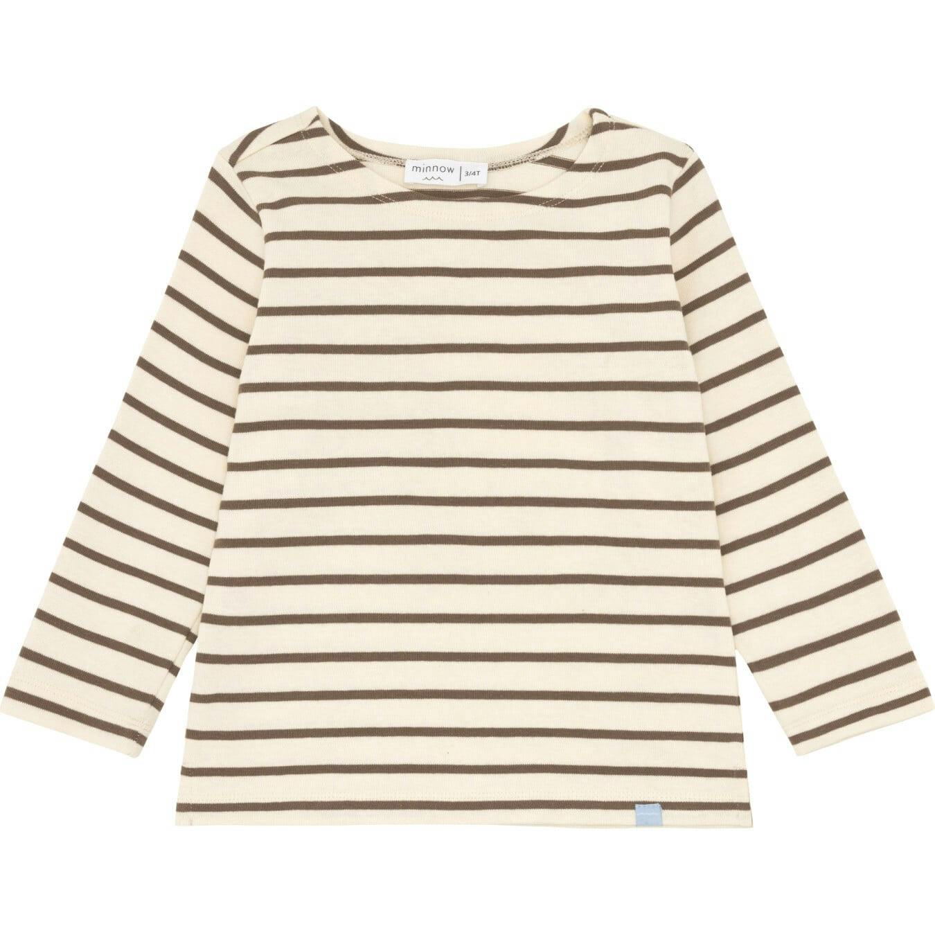 Breton Striped Crew Neck Long Sleeve T-Shirt