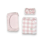 Sunday Picnic, Pink Blush - Bamboo Newborn Nest