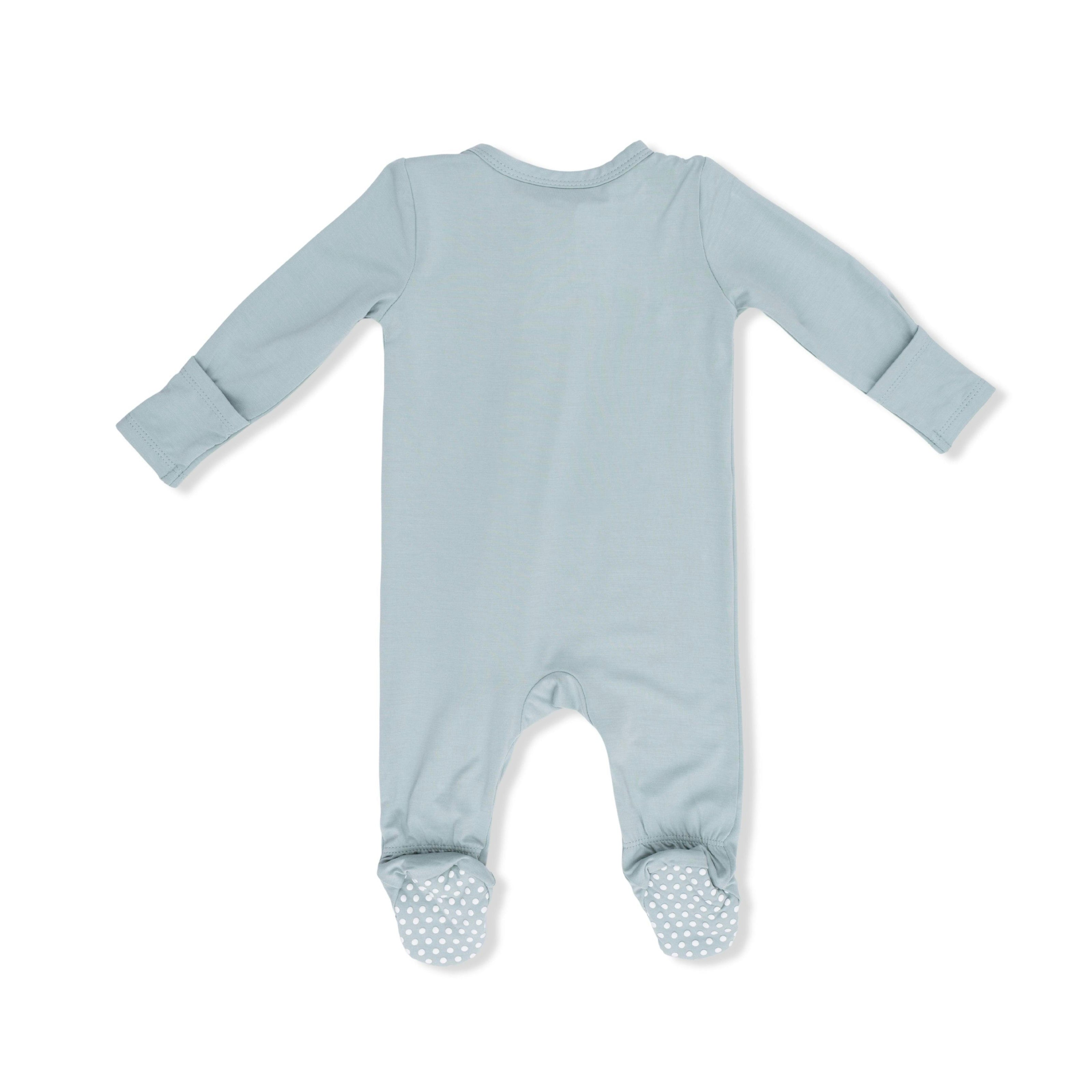 Solid Jadeite - 2 Way Zipper Footie