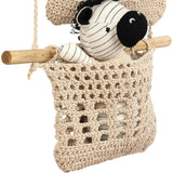 Charlie Farmhouse 3-Tier Toy Hanging Wall Storage Organizer