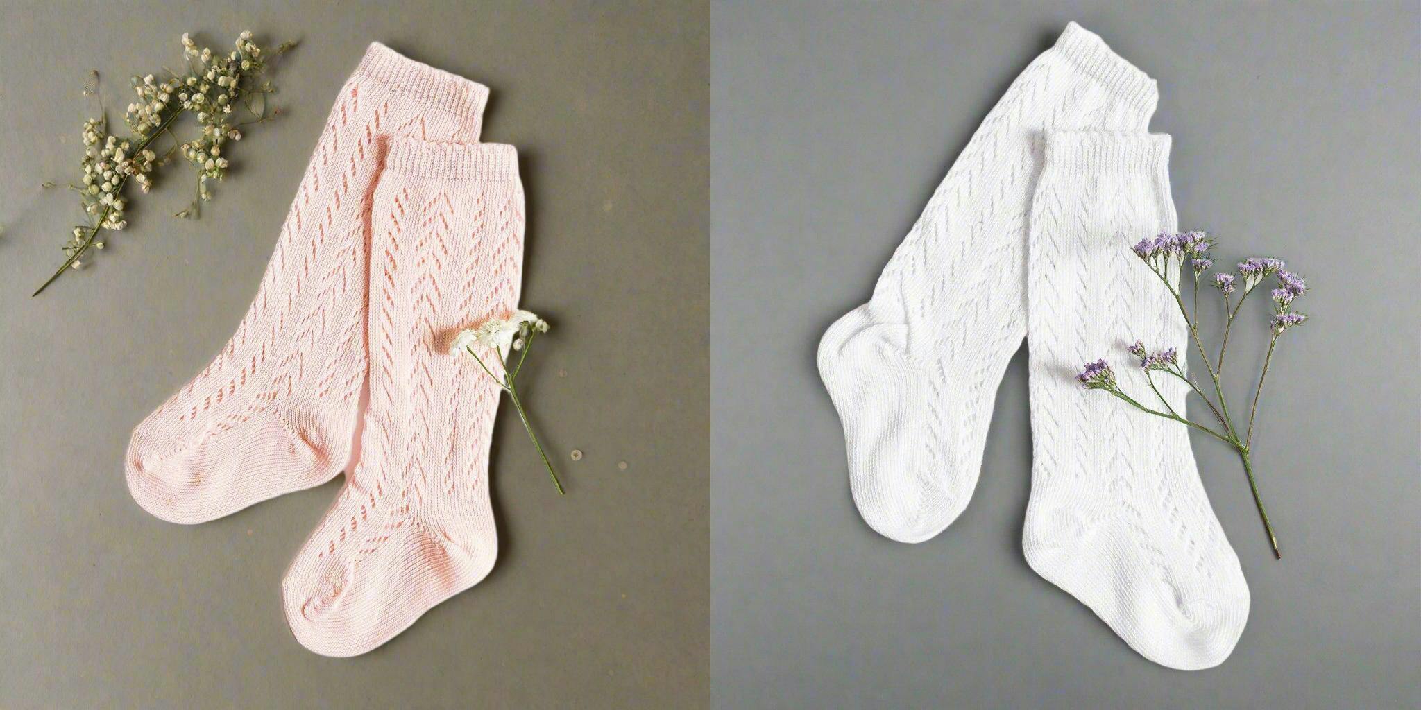 LLB Crochet Knee High Socks (2 pairs in each order)