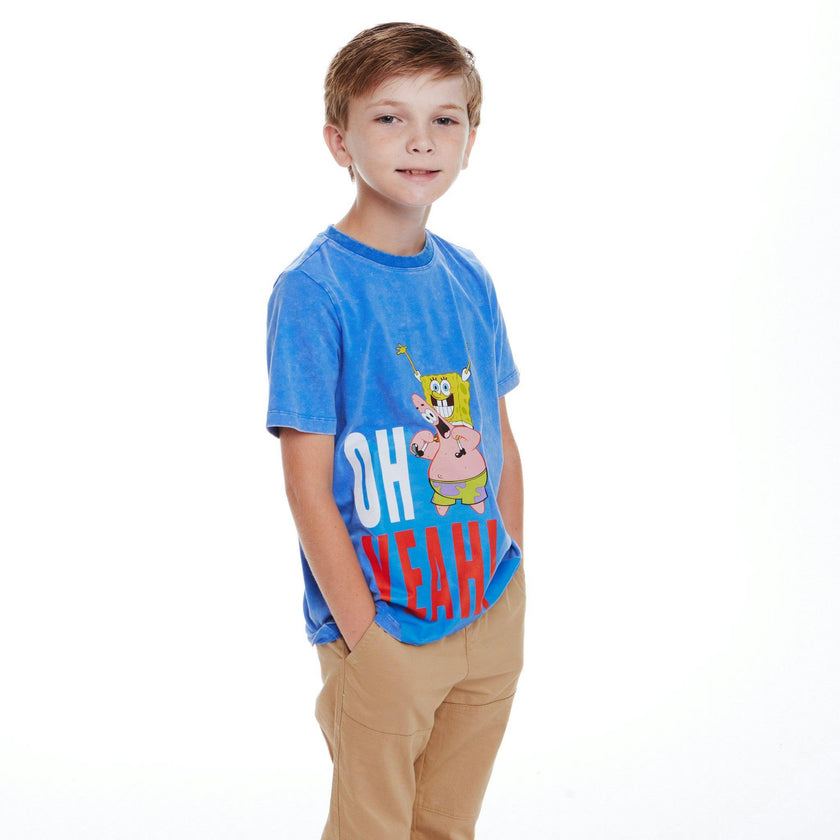 SpongeBob SquarePants™ x Andy & Evan® | Kids (2-12) Acid Wash Besties Tee