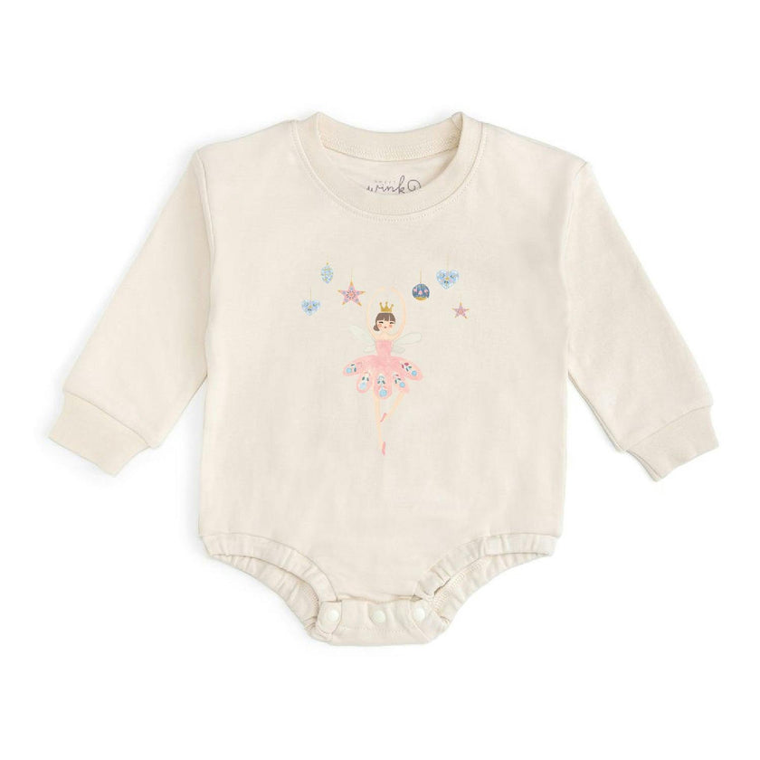 Nutcracker Girlie Christmas Long Sleeve Romper