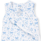 Blue Bows and Flowers - Sleep Bag