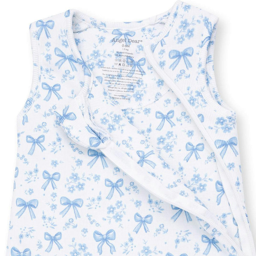 Blue Bows and Flowers - Sleep Bag