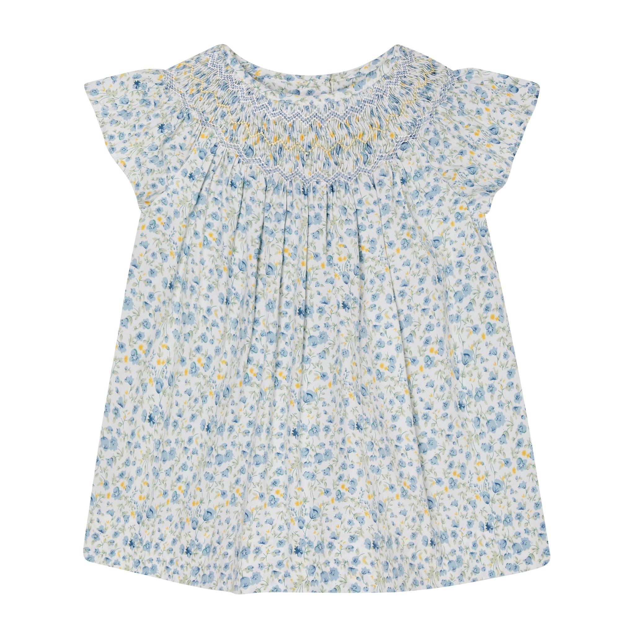 Hand-Smocked Girls Blouse Ines