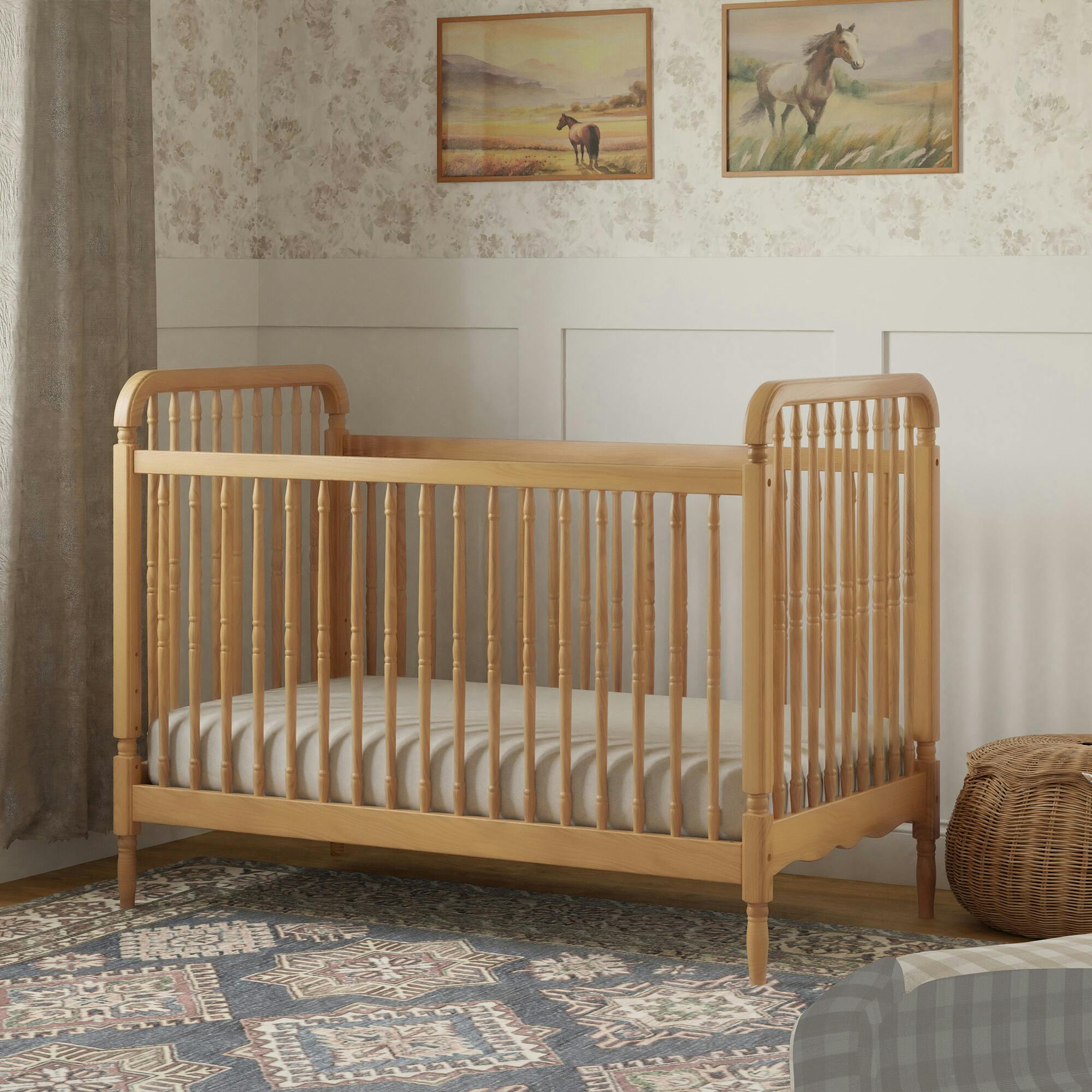 Liberty 3-In-1 Convertible Spindle Crib & Toddler Bed Conversion Kit