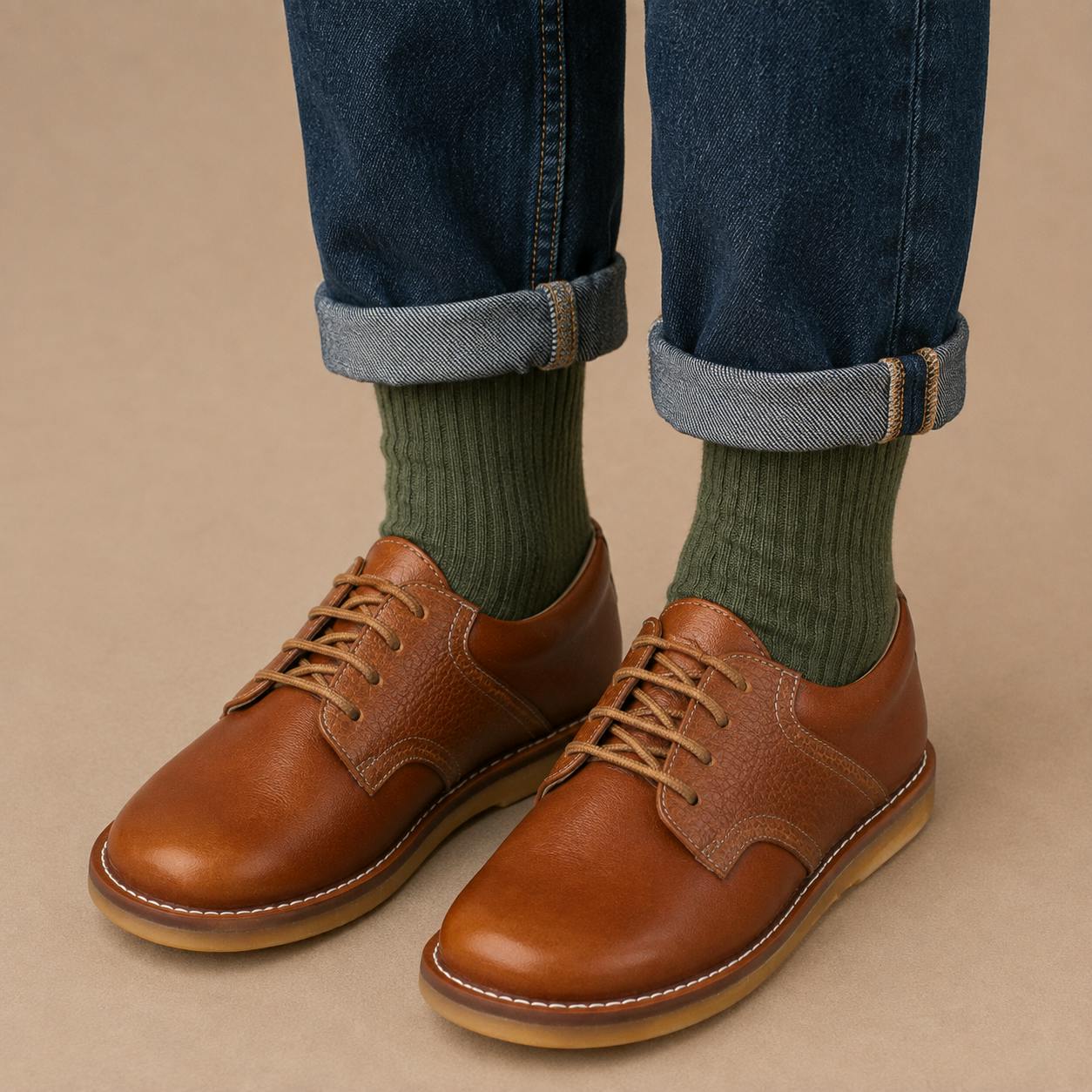 Golfers | Caramel Leather