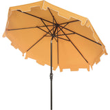 UV-Resistant Zimmerman 9' Crank Push-Button Tilt Umbrella