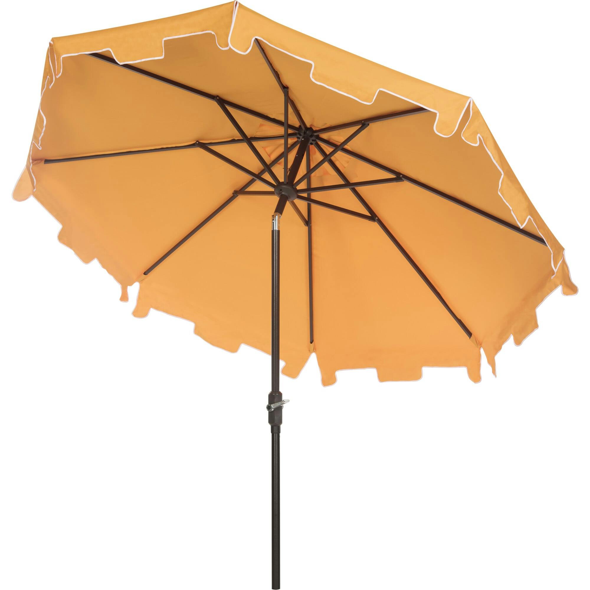 UV-Resistant Zimmerman 9' Crank Push-Button Tilt Umbrella