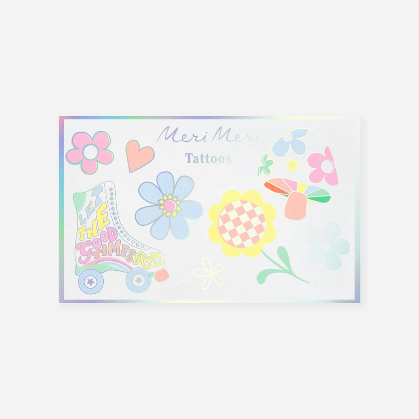 Groovy Temporary Tattoos