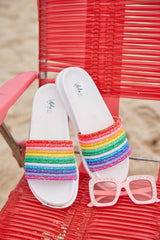 Glitter Rainbow Slides