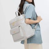 Monaco Diaper Bag | Stone Grey