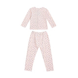 Pink Floral Cotton Pajama Set