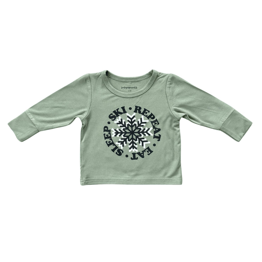 Boy's Long Sleeve Tee Big Bro in Desert