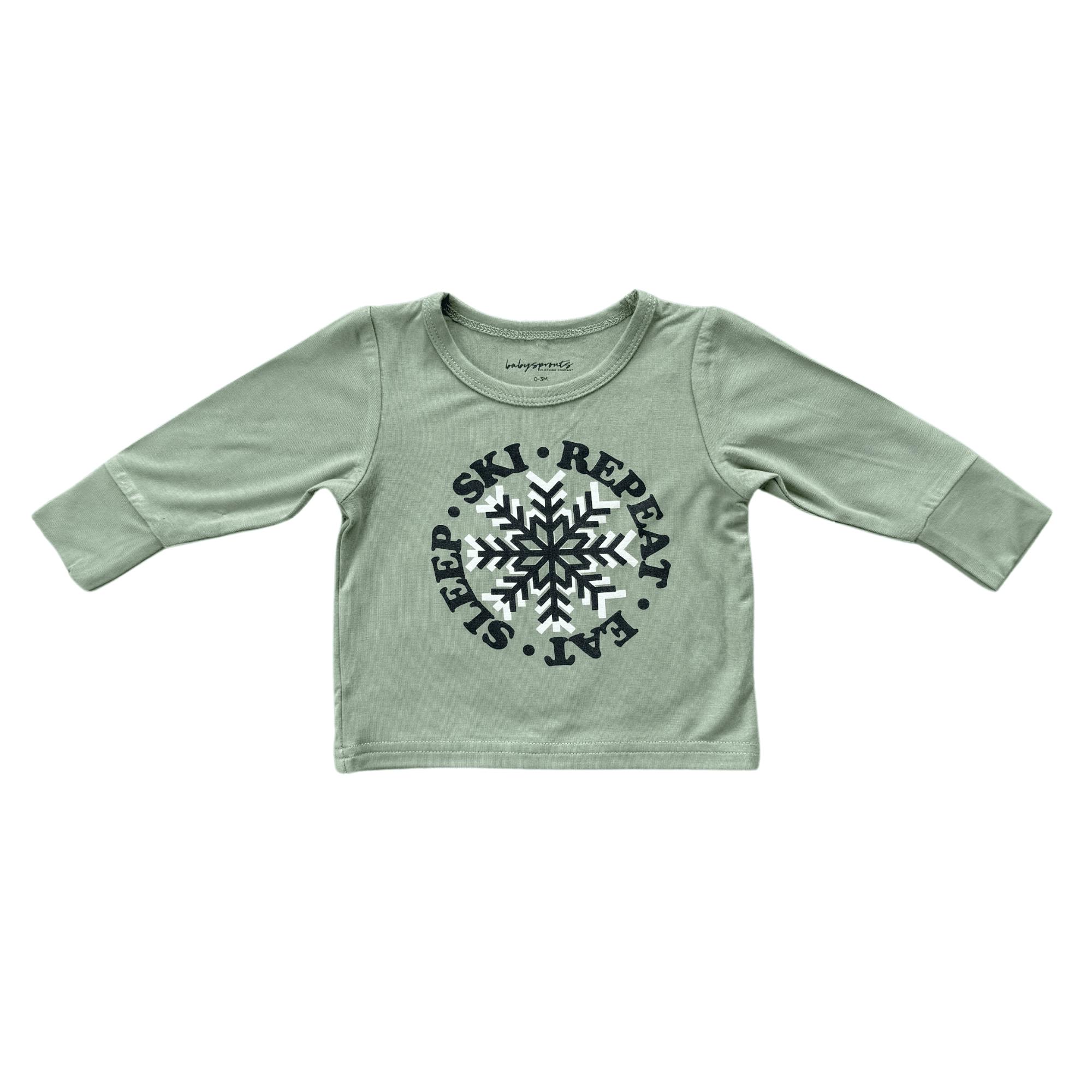 Boy's Long Sleeve Tee Big Bro in Desert