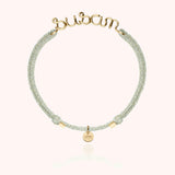 Personalized Lurex Cord Bracelet, Yellow Gold-Filled