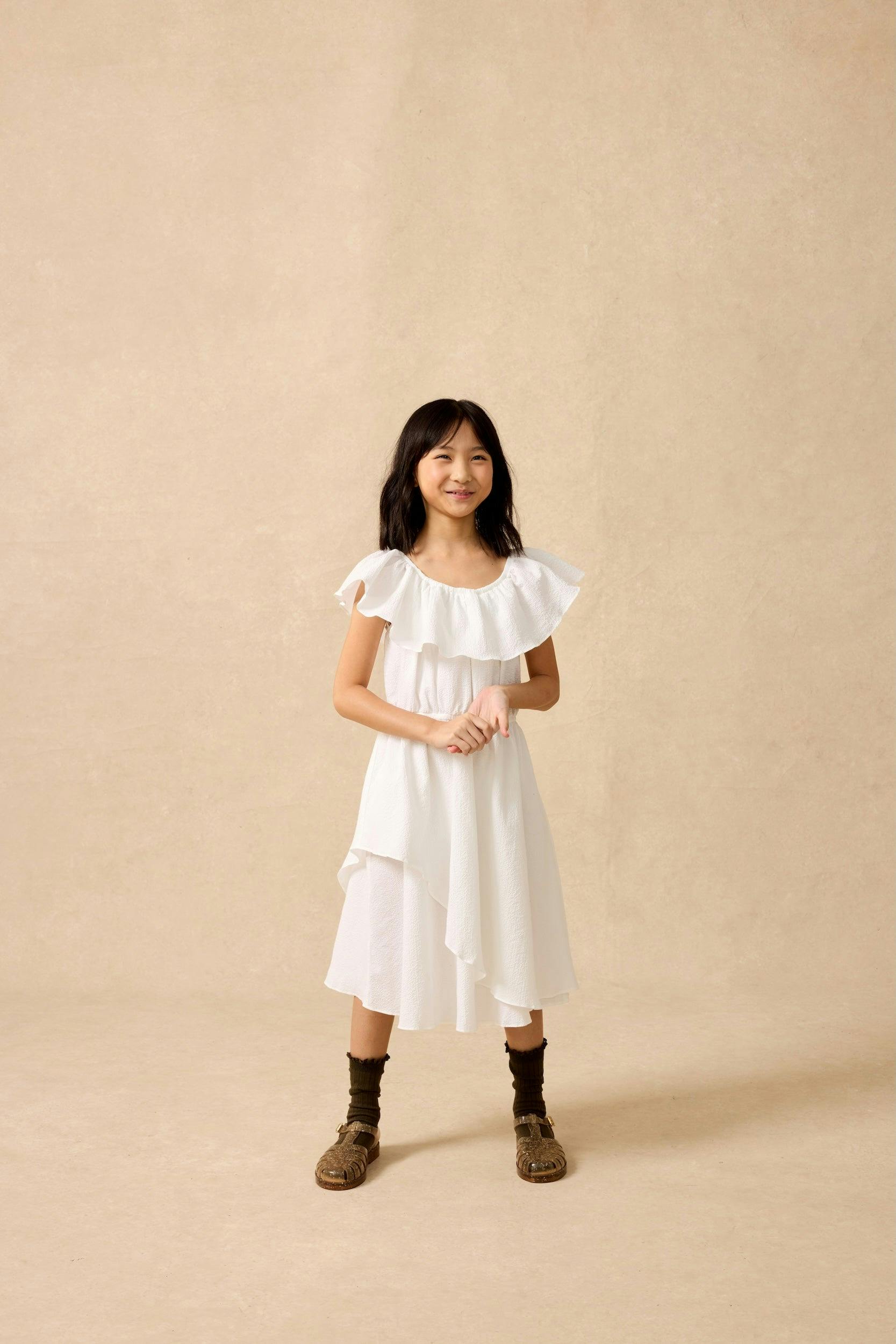 Crinkle Flutter Dress