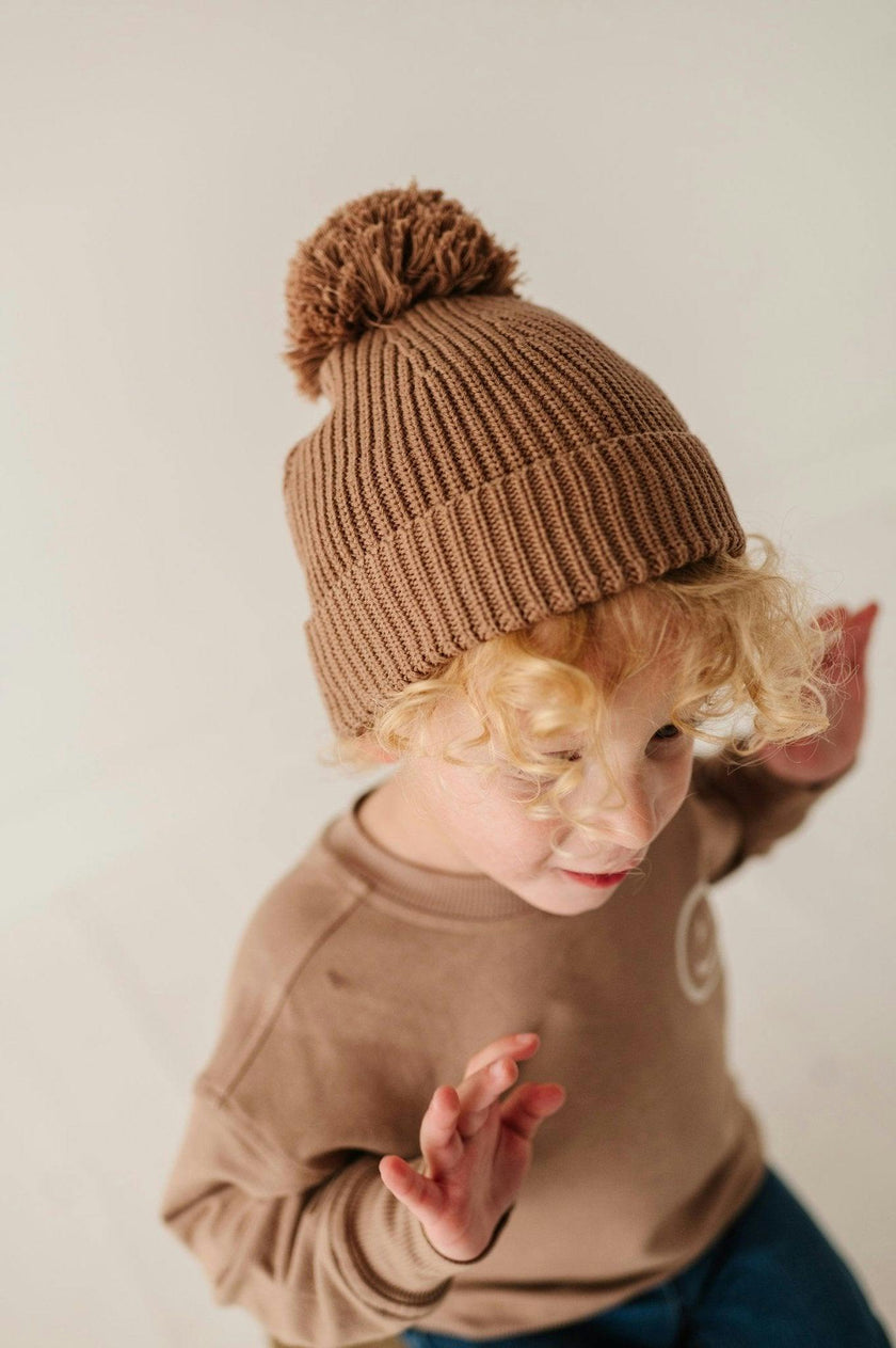 Baby & Kid's Knit Pom Hat