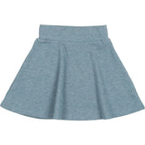 Soft Ribbed A-Line Short Skirt