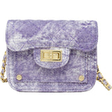 Tie-Dye Quilted Denim Handbag