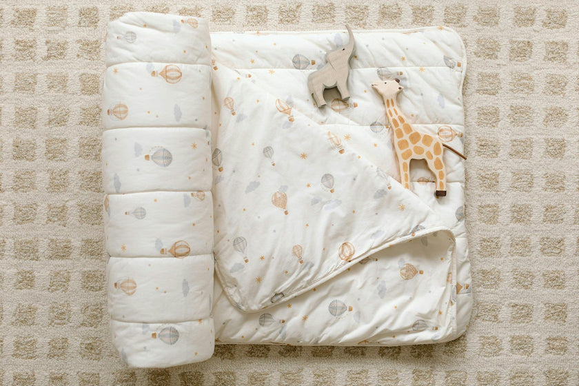 Organic Toddler Nap Roll-N-Rest Mat Set