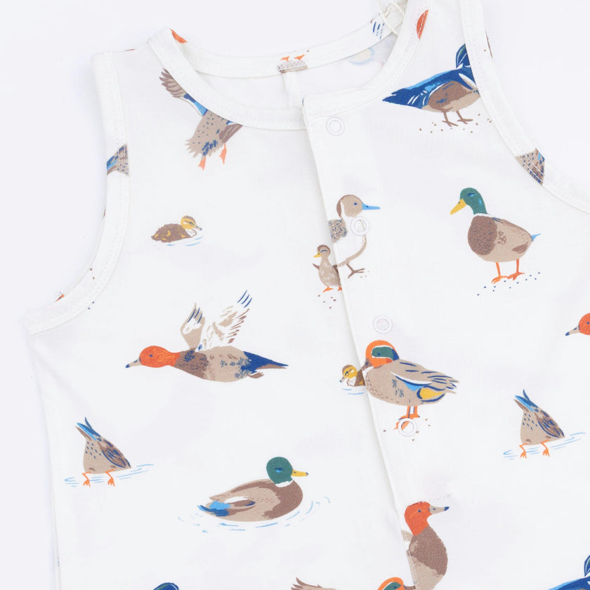 Ducks - Sleeveless Shortie Romper