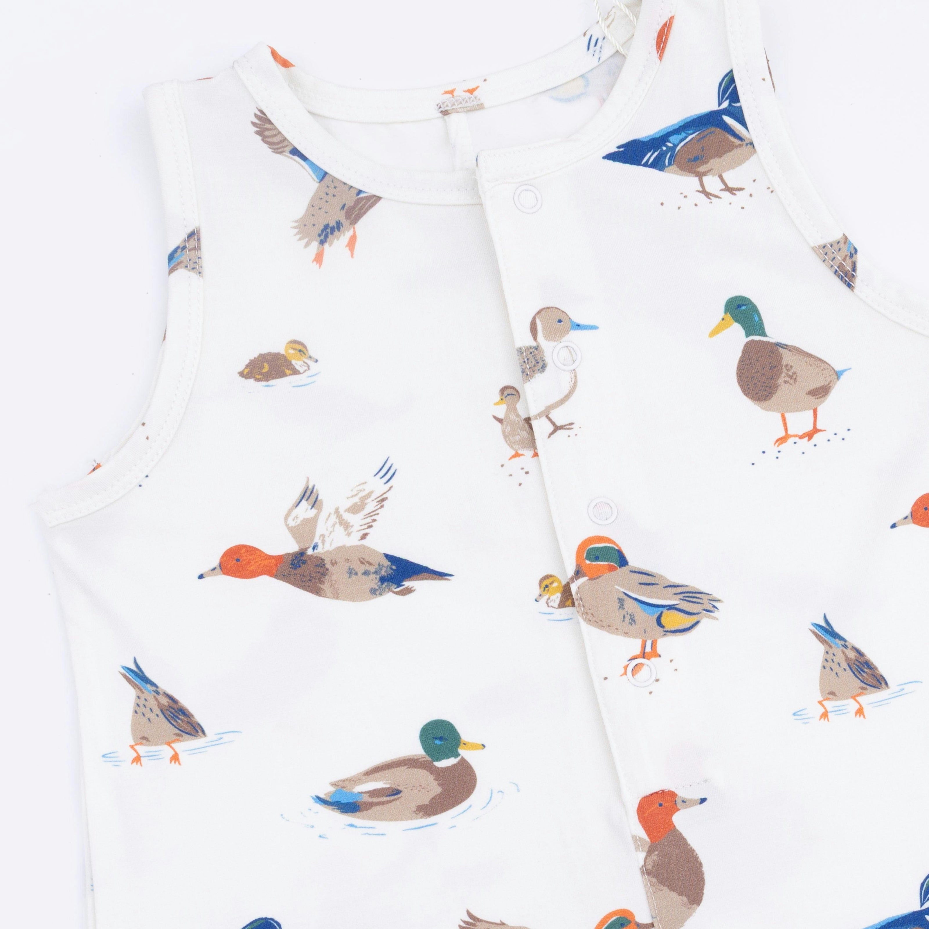 Ducks - Sleeveless Shortie Romper