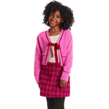 Big Kids Cardigan Sweater W/Bow