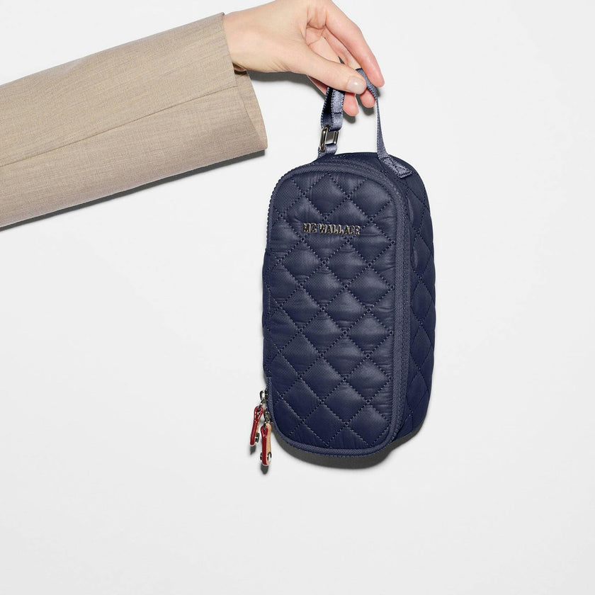 Navy Metro Single Bottle Cooler
